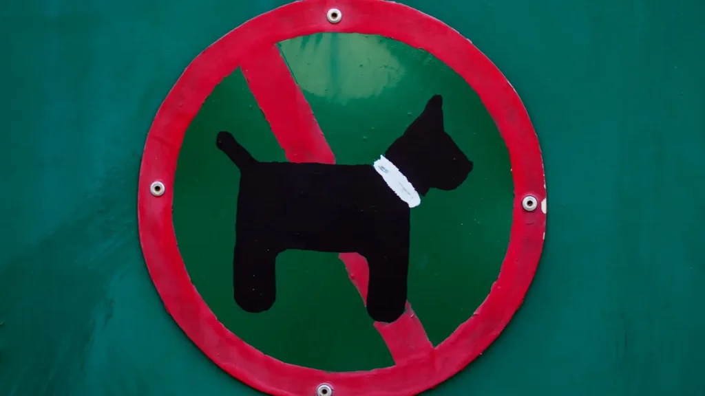 No dog zone