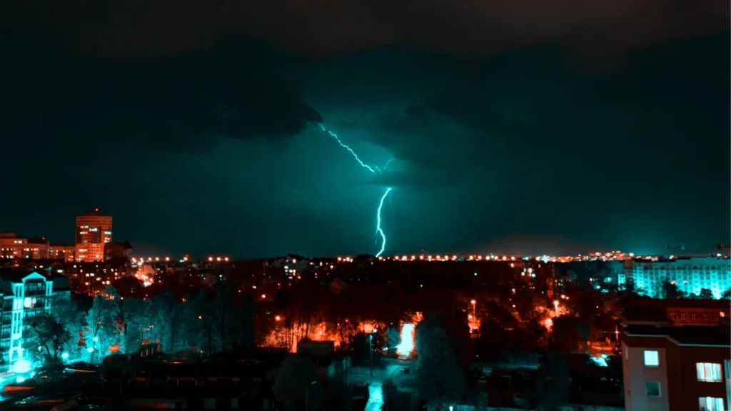 Thunderstorm triggering maltese anxiety